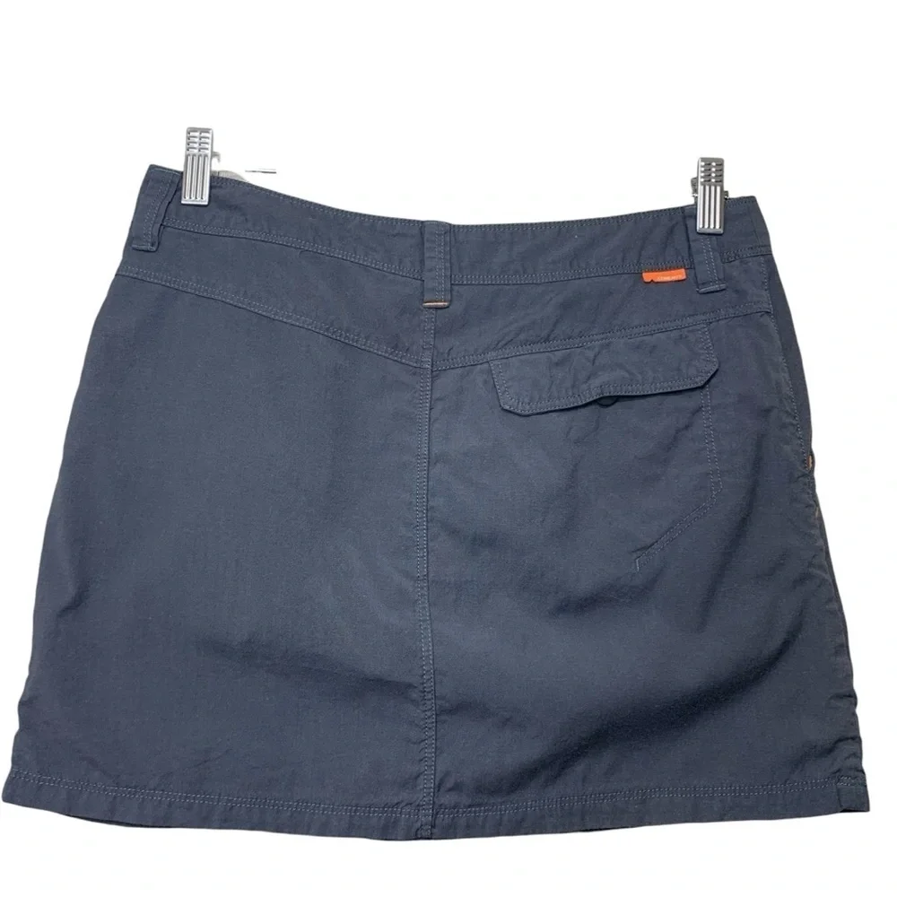 Icebreaker Destiny Skirt Gray Sz 28 Merino Organic Cotton A line Casual Sporty - Picture 3 of 15